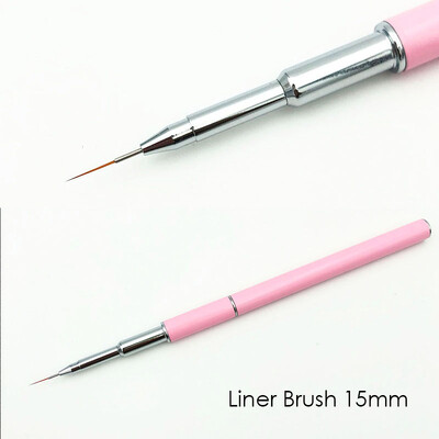 Īpaši garu nagu mākslas laineru birste Īpaši plānas līnijas zīmēšanas svītras Detalizētas pildspalvas dizaina manikīra rīks 30 mm