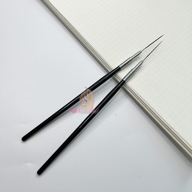 Īpaši garu nagu mākslas laineru birste Īpaši plānas līnijas zīmēšanas svītras Detalizētas pildspalvas dizaina manikīra rīks 30 mm