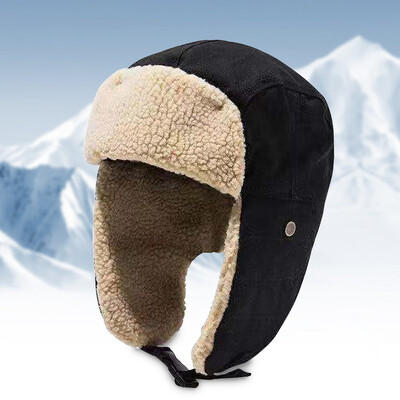 Winter Trapper Hat Russian Ushanka Trooper Aviator Cap για άνδρες και γυναίκες Snow Eskimo Bomber με πτερύγια αυτιών για κρύο καιρό