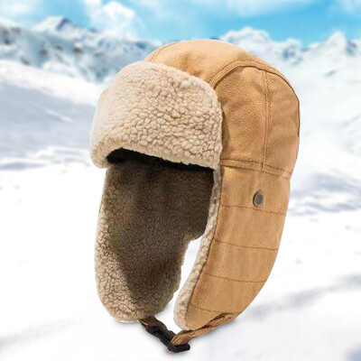 Winter Trapper Hat Russian Ushanka Trooper Aviator Cap για άνδρες και γυναίκες Snow Eskimo Bomber με πτερύγια αυτιών για κρύο καιρό
