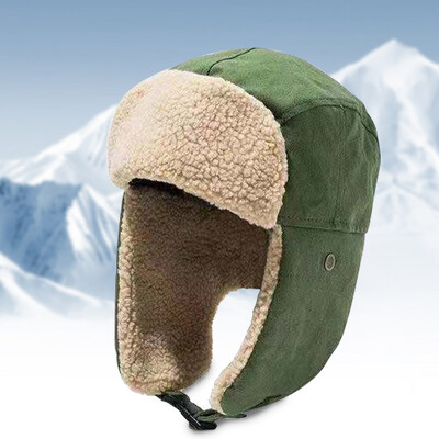 Winter Trapper Hat Russian Ushanka Trooper Aviator Cap για άνδρες και γυναίκες Snow Eskimo Bomber με πτερύγια αυτιών για κρύο καιρό