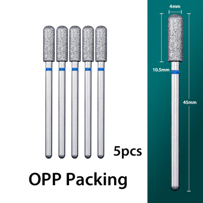 5 τμχ/παρτίδα Διαμαντένιο τρυπάνι νυχιών Επιδερμίδα Clean Burr Milling Cuticle Cutter Drill Bets Αξεσουάρ μανικιούρ