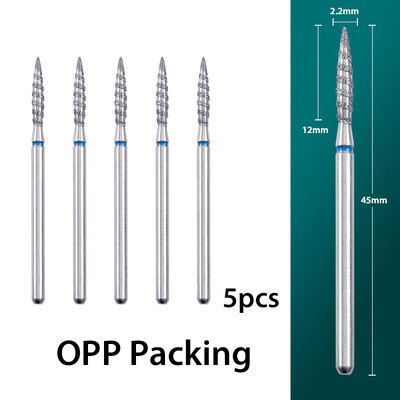 5 τμχ/παρτίδα Διαμαντένιο τρυπάνι νυχιών Επιδερμίδα Clean Burr Milling Cuticle Cutter Drill Bets Αξεσουάρ μανικιούρ