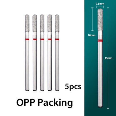 5 τμχ/παρτίδα Διαμαντένιο τρυπάνι νυχιών Επιδερμίδα Clean Burr Milling Cuticle Cutter Drill Bets Αξεσουάρ μανικιούρ