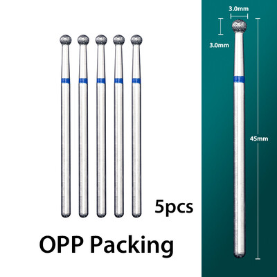 5 τμχ/παρτίδα Διαμαντένιο τρυπάνι νυχιών Επιδερμίδα Clean Burr Milling Cuticle Cutter Drill Bets Αξεσουάρ μανικιούρ