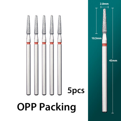 5 τμχ/παρτίδα Διαμαντένιο τρυπάνι νυχιών Επιδερμίδα Clean Burr Milling Cuticle Cutter Drill Bets Αξεσουάρ μανικιούρ