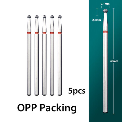 5 τμχ/παρτίδα Διαμαντένιο τρυπάνι νυχιών Επιδερμίδα Clean Burr Milling Cuticle Cutter Drill Bets Αξεσουάρ μανικιούρ