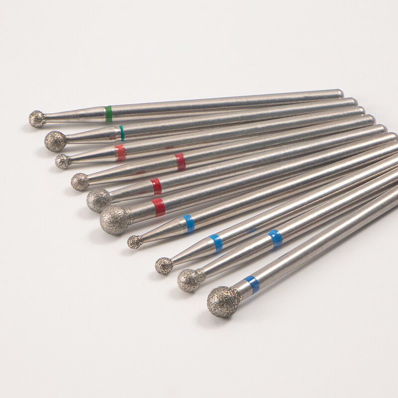 5 τμχ/παρτίδα Διαμαντένιο τρυπάνι νυχιών Επιδερμίδα Clean Burr Milling Cuticle Cutter Drill Bets Αξεσουάρ μανικιούρ