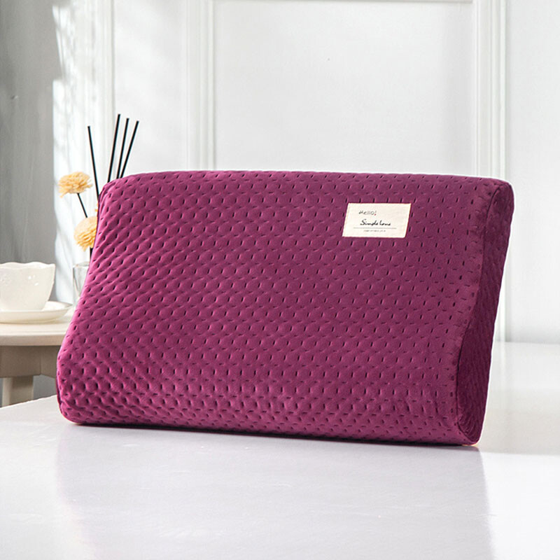 Pamučna jastučnica od memorijske pjene Ortopedska navlaka za jastuk od lateksa Zaštita za jastuk za spavanje Jastučnica Visokokvalitetna posteljina čiste boje