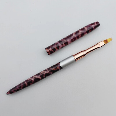 Πινέλο νυχιών Λεοπάρ λαβή Ακρυλικό πινέλο στυλό νυχιών Τζελ σκάλισμα Building Dotting Εργαλείο σχεδίασης επένδυση Βούρτσες ζωγραφικής Προμήθειες νυχιών