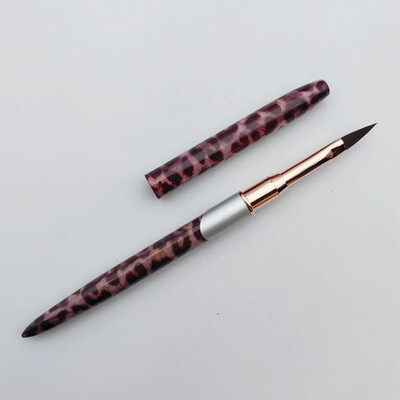 Πινέλο νυχιών Λεοπάρ λαβή Ακρυλικό πινέλο στυλό νυχιών Τζελ σκάλισμα Building Dotting Εργαλείο σχεδίασης επένδυση Βούρτσες ζωγραφικής Προμήθειες νυχιών