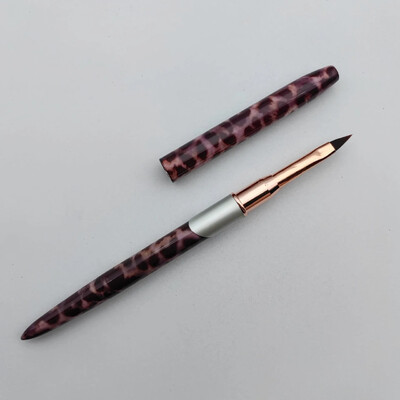 Πινέλο νυχιών Λεοπάρ λαβή Ακρυλικό πινέλο στυλό νυχιών Τζελ σκάλισμα Building Dotting Εργαλείο σχεδίασης επένδυση Βούρτσες ζωγραφικής Προμήθειες νυχιών