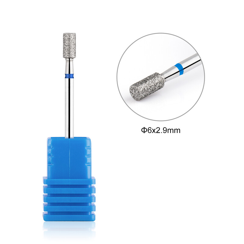 TP 2 vnt./stal. Deimantinis nagų gręžtuvas, frezavimo pjaustytuvas Nail Art Grąžtas odelių valymo pjoviklis elektriniams frezavimo įrankiams.