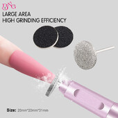Dimanta nagu urbjmašīnu pedikīra disks atmirušai ādai Callus Electric Foot File Callus Remover Shaft nagu salona piederumiem