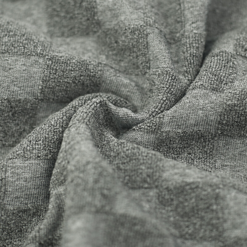 Muška proljetna i jesenska muška pletiva Teška jacquard šahovnica s europskim i američkim okruglim izrezom, ležerni donji dio