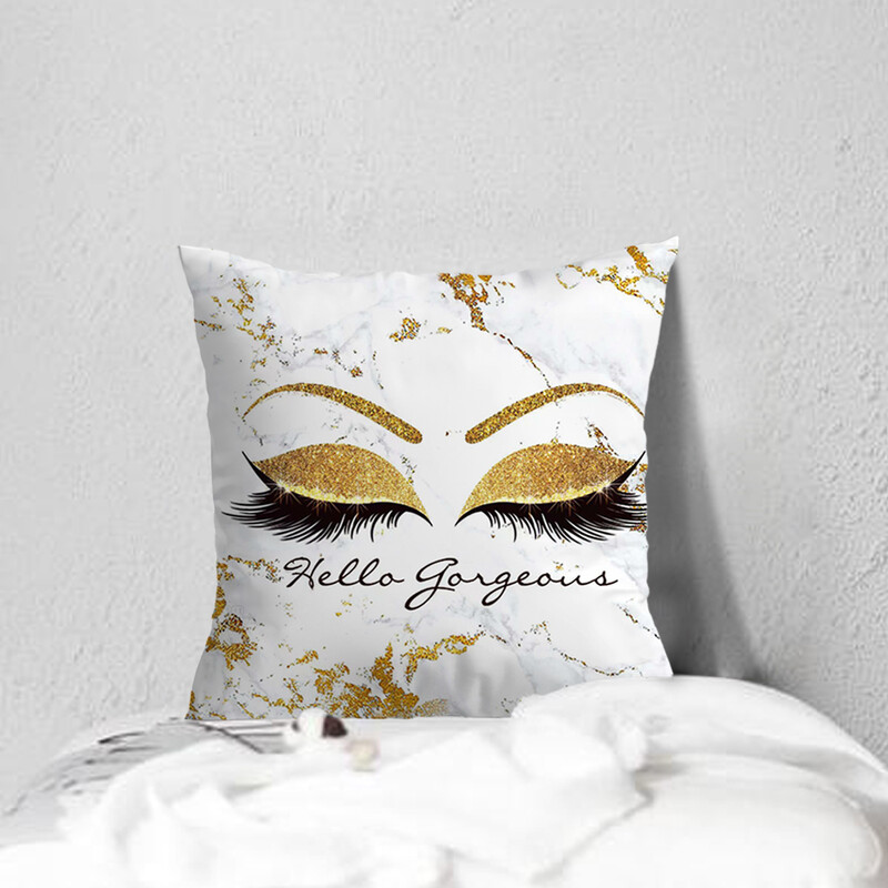 1PC Non Core Ins Style Beauty Makeup Trepavice Breskvasta koža Jastučnica Četvrtasta jastučnica Kauč s jastučnicom za kućnu upotrebu