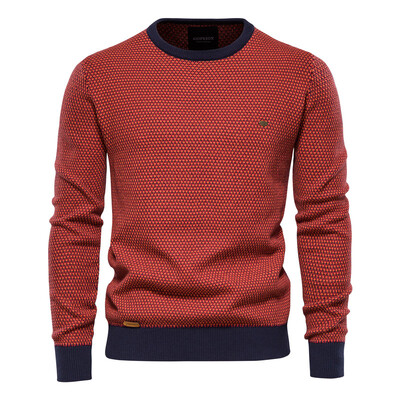 AIOPESON Cotton Loose Pullovers Ανδρικά Πουλόβερ Casual Ζεστή Ποιότητα Πλεκτά Ανδρικά Πλεκτά Πουλόβερ Χειμερινής Μόδας Ανδρικά Πουλόβερ
