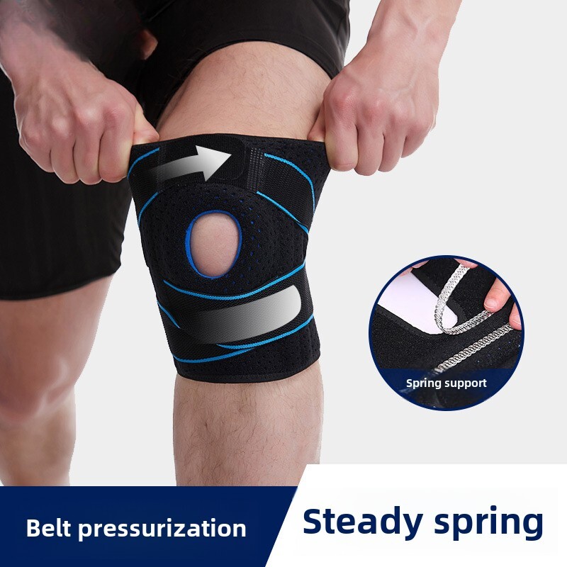 1 kom. Podesivi kompresijski silikonski jastučići za koljena Steznica za potporu koljena Sportska košarkaška vježba Zaštitna oprema Elastični stabilizator
