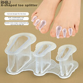 RHBJ 2pcs=1 Pair Thumb and Foot Care Corrector Διορθωτή επικάλυψης σιλικόνης για διόρθωση με κλιπ Pad Toe Separators