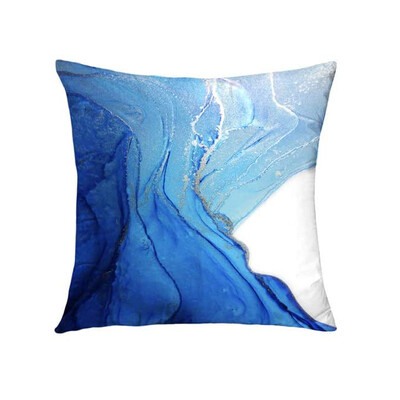 Modernus pagalvėlės užvalkalas pilkas mėlynas rudas agatas marmurinis aukso folijos pagalvės užvalkalas namų dekoravimas sofa pagalvė
