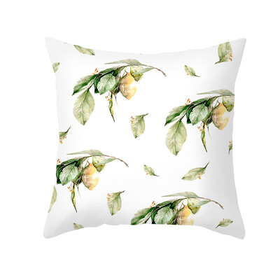 Ljetna voćna jastučna navlaka jastučnica u obliku šartreza, limun, slova, ukras, kauč, nordijski dom