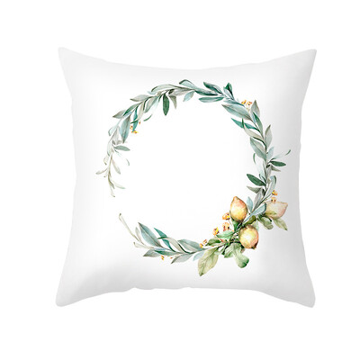 Ljetna voćna jastučna navlaka jastučnica u obliku šartreza, limun, slova, ukras, kauč, nordijski dom