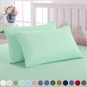 2 kom lagane, super mekane jastučnice od mikrovlakana, 29 inča D x 19 inča W, paket od 2 mekane udobne jastučnice