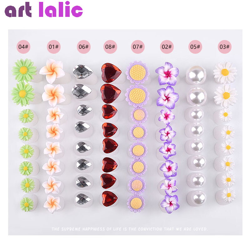 8 τεμ. Βερνίκι νυχιών Διαχωριστής δακτύλων σιλικόνης Σχήμα λουλουδιών μεμονωμένο διαχωριστικό δακτύλων νυχιών φορεία νυχιών Εργαλείο πεντικιούρ
