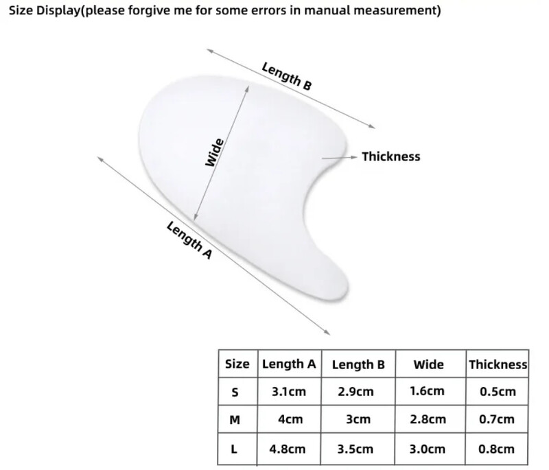 2 τεμάχια=1 ζεύγος Foot Care Separator Toe Adjuster Gel Thumb Spacer Protector Bunions Hallux Valgus Corrector Orthotics