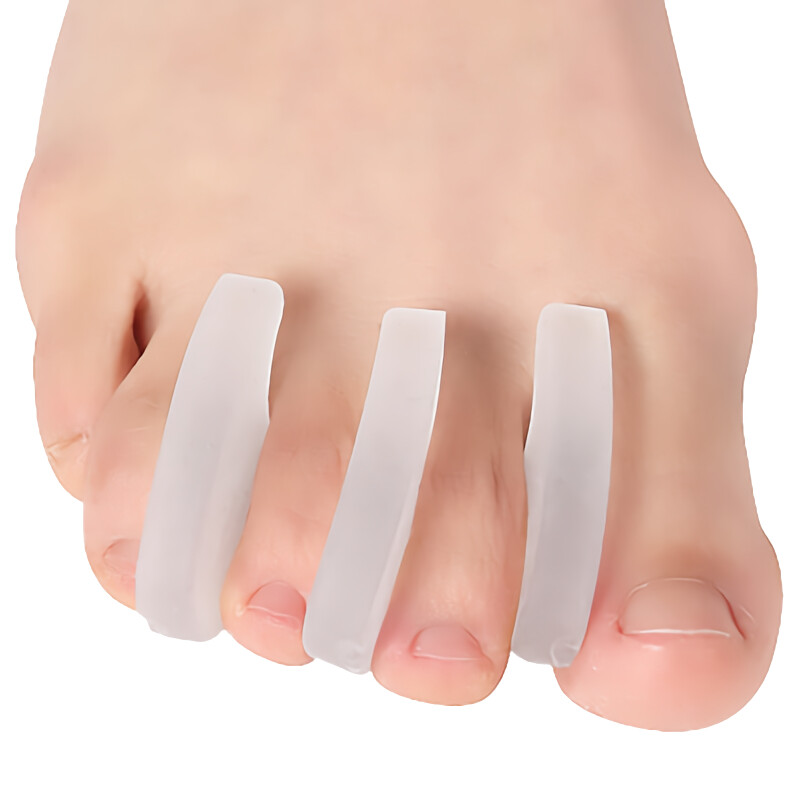 2 τεμάχια=1 ζεύγος Foot Care Separator Toe Adjuster Gel Thumb Spacer Protector Bunions Hallux Valgus Corrector Orthotics
