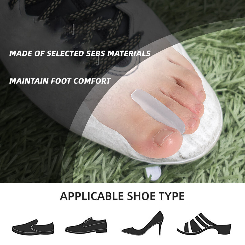 2 τεμάχια=1 ζεύγος Foot Care Separator Toe Adjuster Gel Thumb Spacer Protector Bunions Hallux Valgus Corrector Orthotics