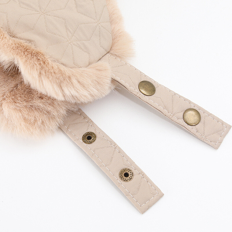 Pălării de bombardier calduroase de iarnă Căptușeală de pluș Șapcă rusească Ushanka Îngroșează Protecția urechilor Șapcă de schi Bărbați, Femei, Pălărie de pilot rezistentă la vânt