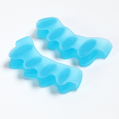 Gel Spreaders Separator Silicone Bunion Correctors for Bent Claw Curved toes Ισιωτικά δακτύλων για γυναίκες & άντρες Εργαλείο περιποίησης ποδιών