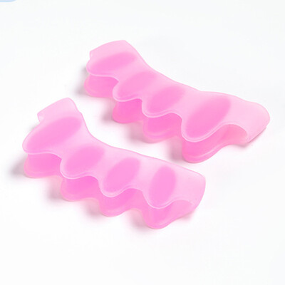 Gel Spreaders Separator Silicone Bunion Correctors for Bent Claw Curved toes Ισιωτικά δακτύλων για γυναίκες & άντρες Εργαλείο περιποίησης ποδιών