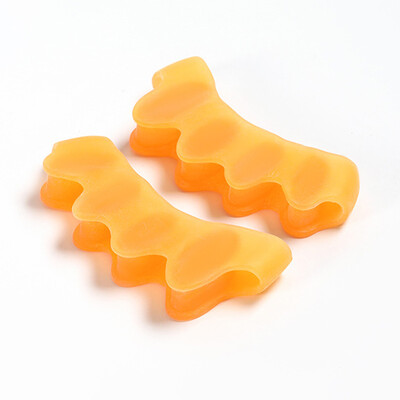 Gel Spreaders Separator Silicone Bunion Correctors for Bent Claw Curved toes Ισιωτικά δακτύλων για γυναίκες & άντρες Εργαλείο περιποίησης ποδιών
