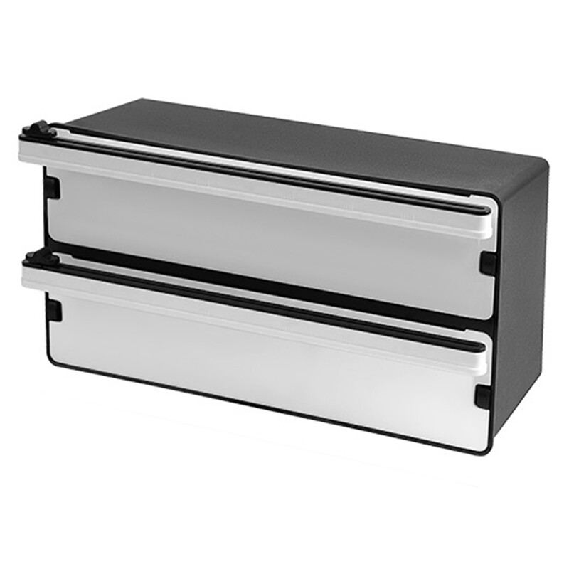 2 in 1 korduvtäidetav toidukile jaotur koos lõikuriga mähise jaoturiga toidu pakendamiseks restoranis köögisahtli jaoks