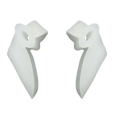 2 τεμάχια σιλικόνης τζελ σιλικόνης Διορθωτής αντίχειρων Bunion Little Toe Protector Separator Hallux Valgus Finger Straightener Pads Care Relief Pads