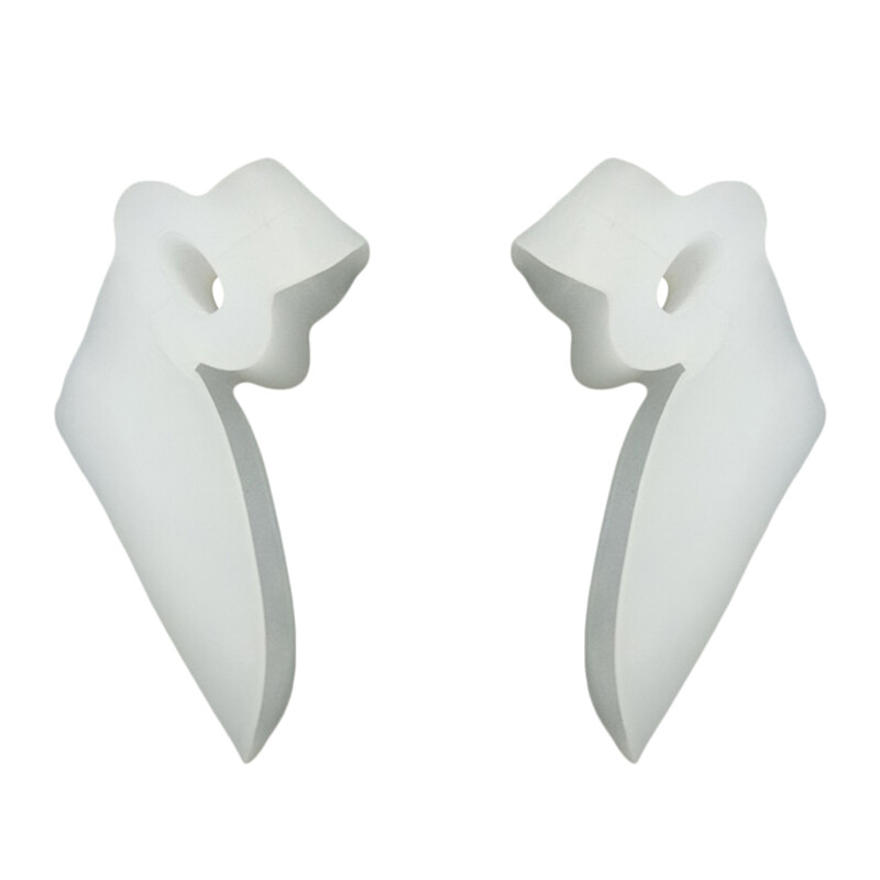 2 τεμάχια σιλικόνης τζελ σιλικόνης Διορθωτής αντίχειρων Bunion Little Toe Protector Separator Hallux Valgus Finger Straightener Pads Care Relief Pads