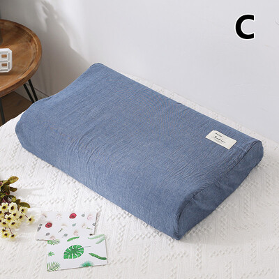 Nordic Printed Cotton Latex Μαξιλαροθήκη Υπνοδωματίου Sleeping Memory Foam Pillows Case Πλενόμενη προστατευτική θήκη μαξιλαριού 50*30cm/60*40cm