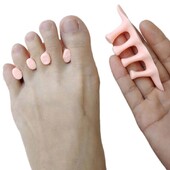 2 komada=1 par Gel Hallux Valgus alat za njegu stopala Štitnik Silikonski čekić Korektor Odvajač nožnih prstiju Ravnač Uložak Pedikura