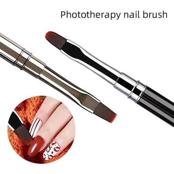 1/2 τεμ. Professionnel Brushes Tools Nail Glue Φωτοθεραπεία Στυλό UV Gel Brush Στυλό Ακρυλικό Nail Art Painting Πινέλο Σχέδιο Μανικιούρ