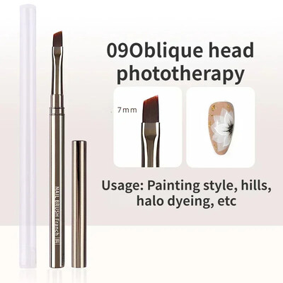 1/2 τεμ. Professionnel Brushes Tools Nail Glue Φωτοθεραπεία Στυλό UV Gel Brush Στυλό Ακρυλικό Nail Art Painting Πινέλο Σχέδιο Μανικιούρ