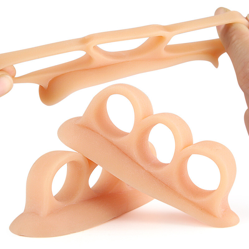 2 komada = 1 par Silikonski razdjelnik za njegu stopala Gel Čekić Potporni jastučići za prste Podešivač čukljeva Korektor Ortopedski pribor Separatori