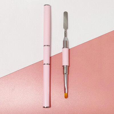 Βούρτσα νυχιών διπλής όψης Ακρυλικά πινέλα νυχιών Επαγγελματικά βερνίκια νυχιών με τζελ Εργαλεία μανικιούρ ζωγραφικής λουλουδιών