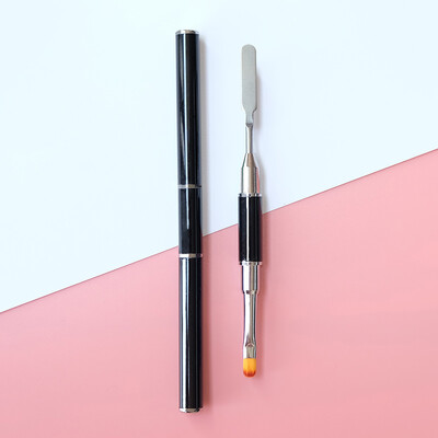 Βούρτσα νυχιών διπλής όψης Ακρυλικά πινέλα νυχιών Επαγγελματικά βερνίκια νυχιών με τζελ Εργαλεία μανικιούρ ζωγραφικής λουλουδιών