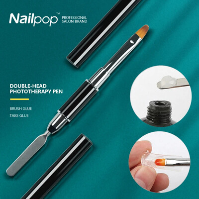 1/2PCS Professional Nail Art Brushes for Manicure UV Gel Brush Pen Nail Art Painting Πινέλο σχεδίασης Εργαλεία φωτοθεραπείας