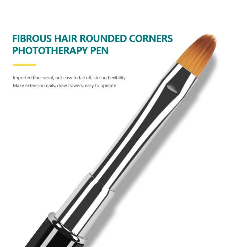 1/2 KOM profesionalne četke za manikuru UV gel kist olovka četka za slikanje noktiju kist za fototerapiju
