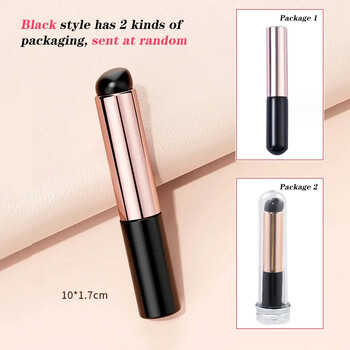 Nail Art Silicone Applicator Stick Pigment Dust Applying Gradient Shading Pen Easy-Smudge Powder Silicone Nail Brushes