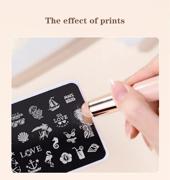 Nail Art Silicone Applicator Stick Pigment Dust Applying Gradient Shading Pen Easy-Smudge Powder Silicone Nail Brushes