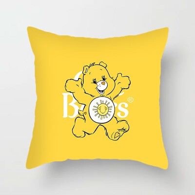 Μαξιλαράκι για μαθητή Καναπές σαλονιού Πίσω πλάτη Μαξιλαροθήκη δίπλα στο κρεβάτι Cartoon Bear Χαριτωμένο δώρο διακόσμησης